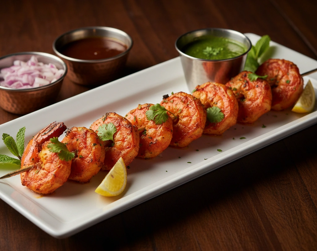 Tandoori Shrimp - Authentic tandoori specialty at Tandoor House Winnipeg