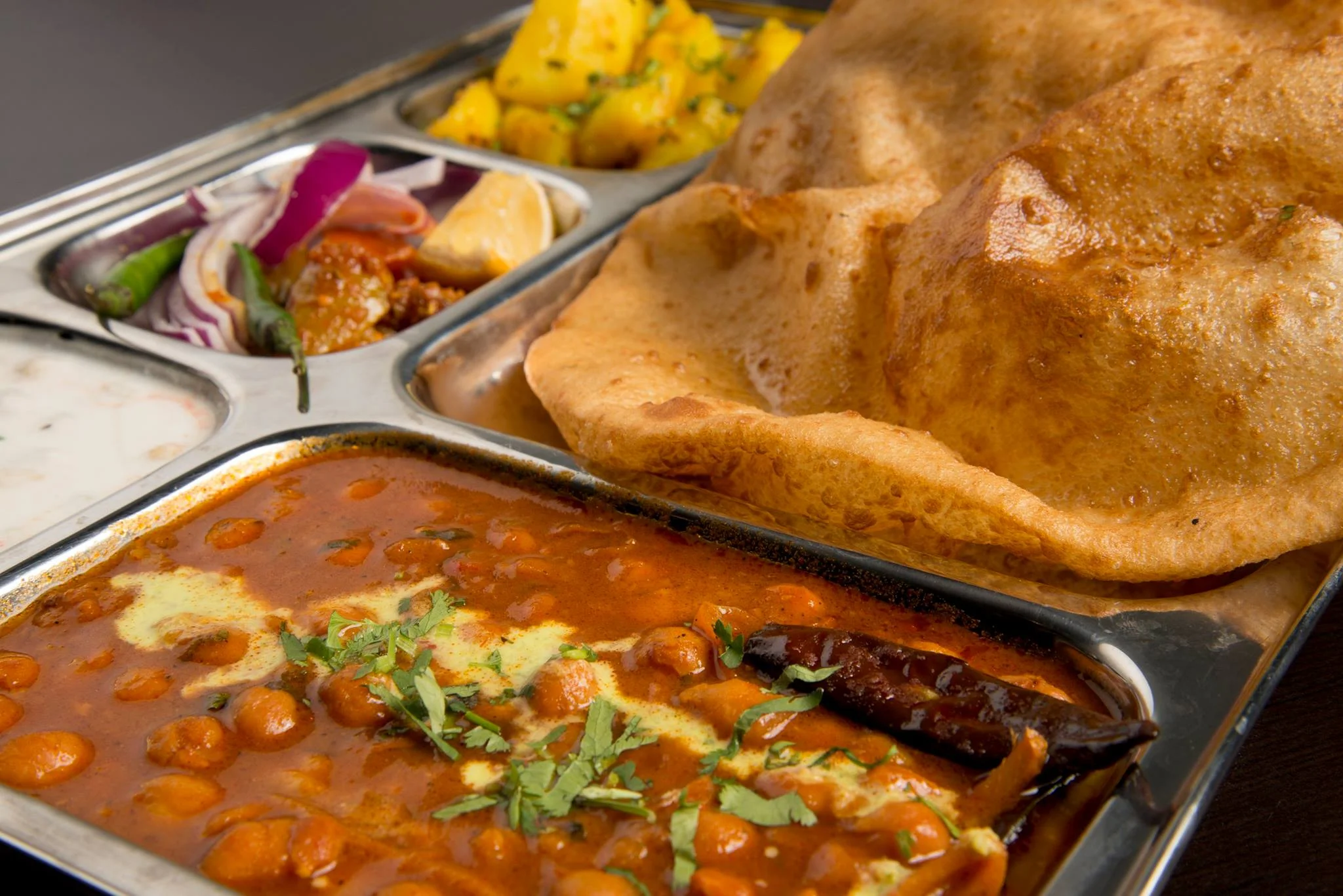 Chole Bhature at Tandoor House in Winnipeg, MB